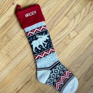 Pottery barn kids “Brody” stocking